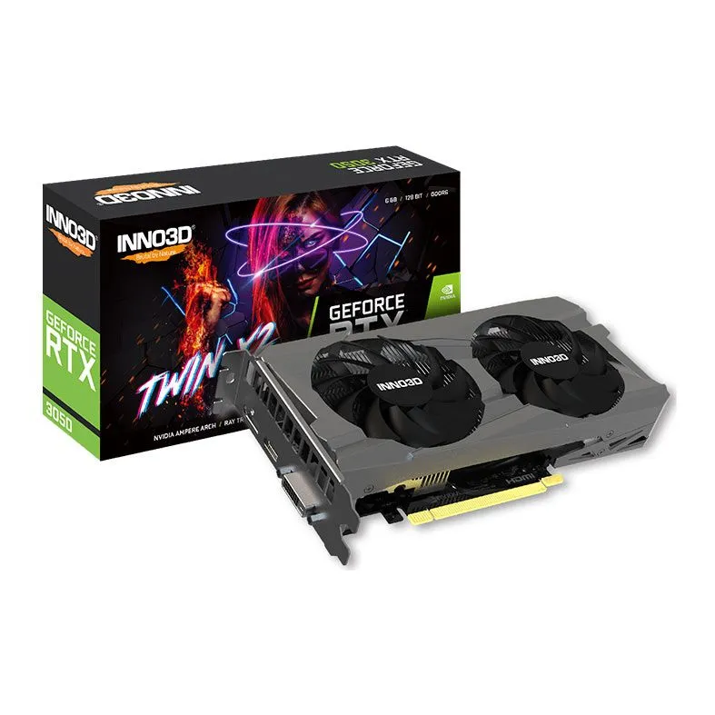 Placa De Vdeo Geforce Rtx 3050 Twin X2, 6gb, Gddr6, 96-bit,
