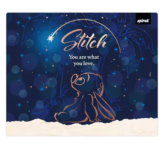 Mouse Pad Em Pvc, Stitch Disney, Estrela Cadente, 18cm X 22cm