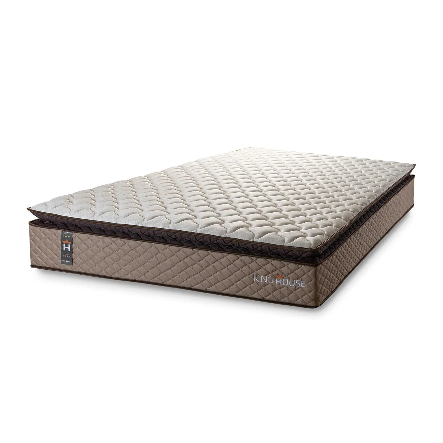 Colcho Espuma D45 Atlanta Queen 158x198x24 Bege