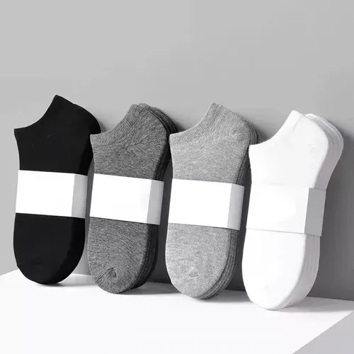 Kit 12 Pares De Meias Soquete Unissex Cano Curto