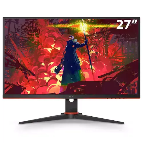 [reembalado] Monitor Gamer Led 27" Full Hd Aoc Sniper 27g2he5 Ips, 1ms, 75 Hz, Preto