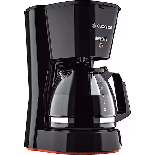 Cafeteira 18 Xcaras Cadence Desperta Contrast Caf338 Preta 127v - 110v