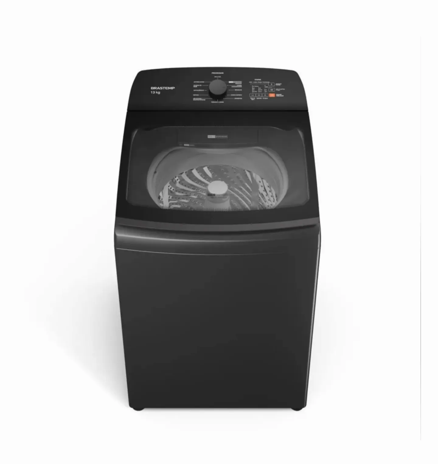 Mquina De Lavar Brastemp 13kg Cinza Platinum Com Ciclo Tira Manchas Advanced E Cicloantibolinha - Bwk13a9