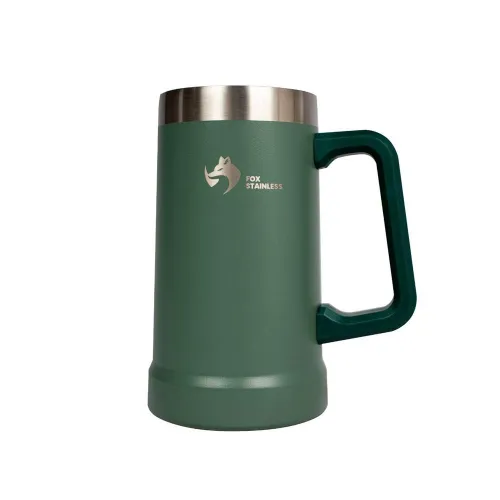 Caneca Trmica Quente E Frio 709ml Fox Stainless Verde
