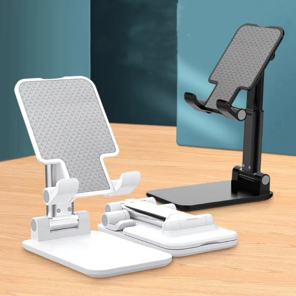 Suporte Para Celular E Tablet Dobrvel Porttil Ajustvel Apoio Mesa