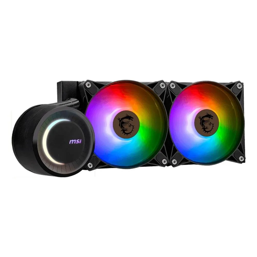 Water Cooler Msi Mag Coreliquid E240, Argb, 240mm, Amd/intel, Preto - Mag Coreliquid E240