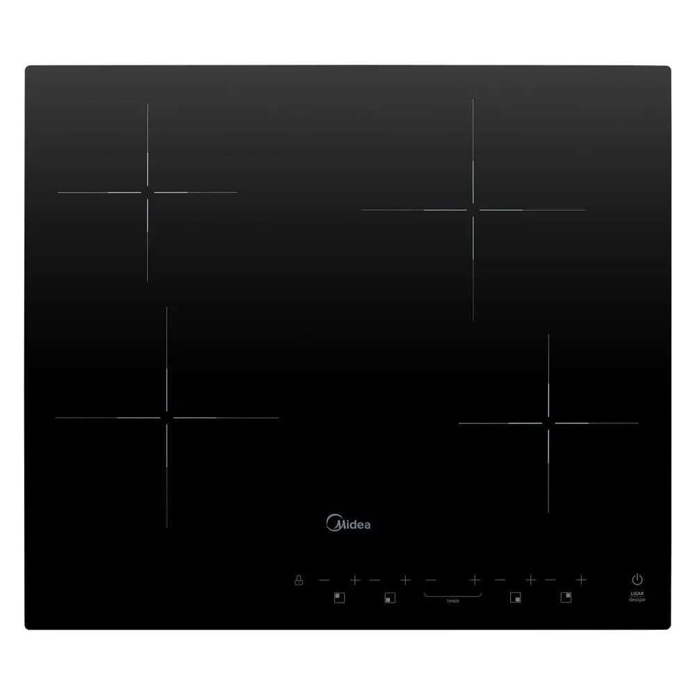 Fogo Cooktop 4 Bocas Eltrico Midea 220v - Ccb40p2