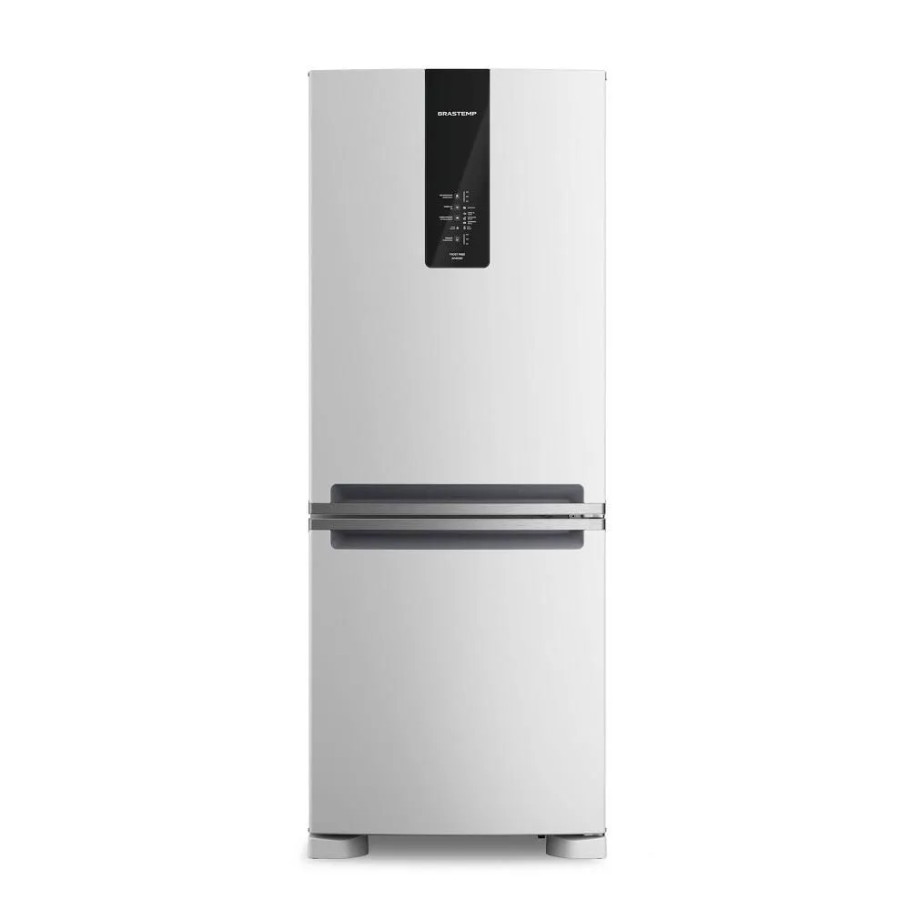 Geladeira Brastemp 447 Litros Frost Free Inverse Com Smart Flow E Fresh Box Branco Bre57fb - 220v