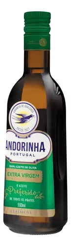 Azeite Extra Virgem Andorinha 500ml Vidro Clssicos