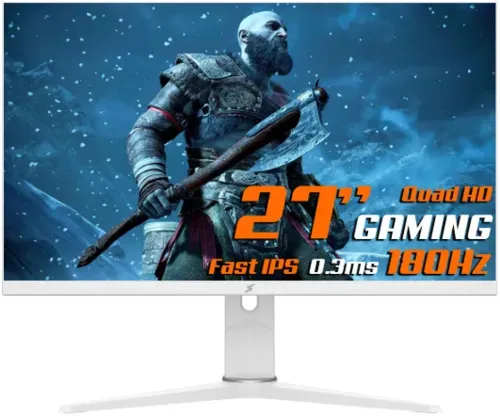 Monitor Gamer Superframe Prisma, 27 Pol, Flat, Fast Ips, Quad Hd, 0.3ms, 180hz, Freesync