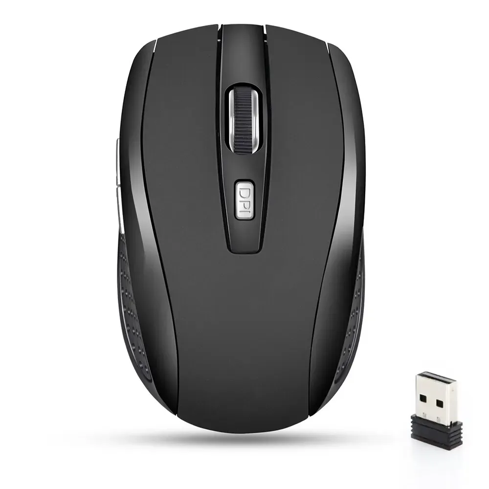 [com Imposto] Mouse Sem Fio Silencioso 2.4g Porttil Mvel Dpi Nveis Ajustveis