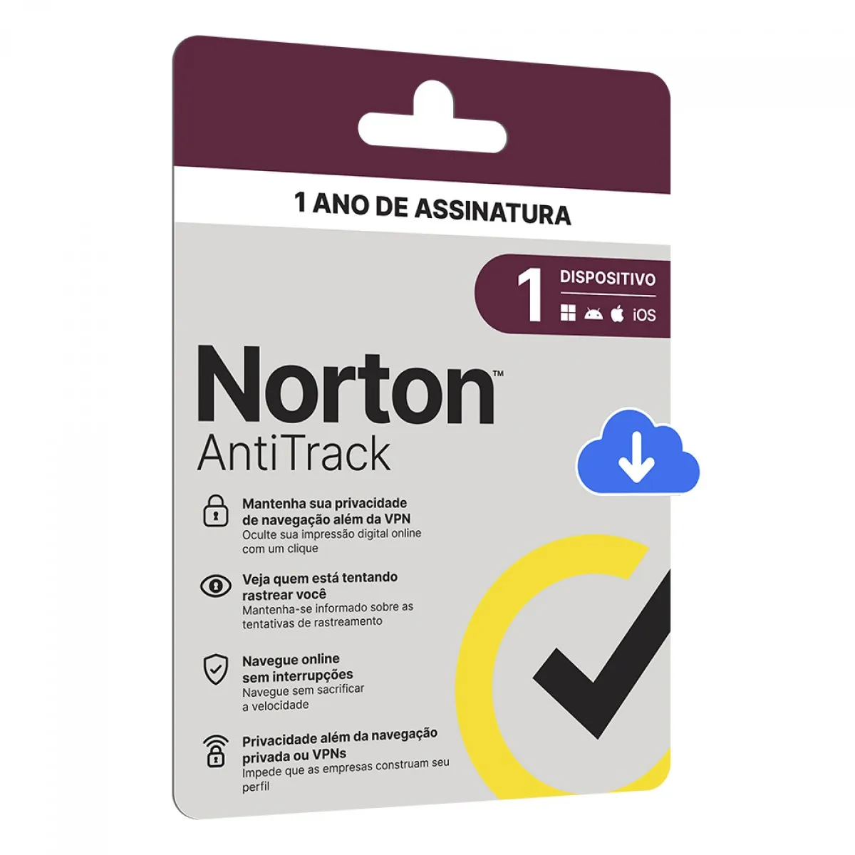 Antivrus Norton Antitrack, 1 Dispositivo, 12 Meses Esd