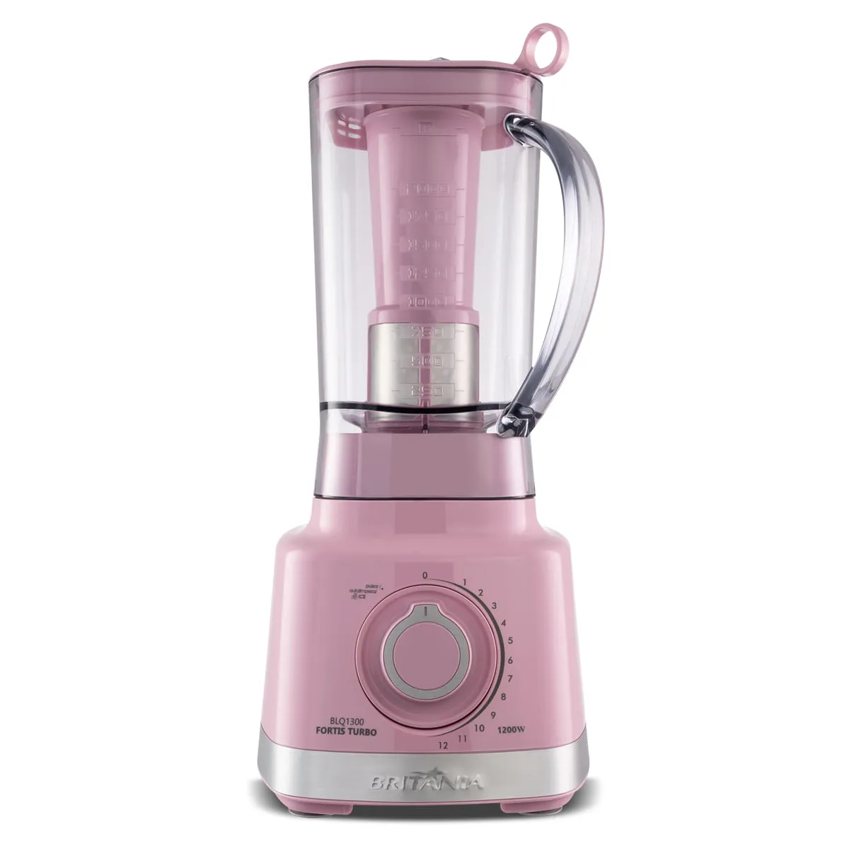 Liquidificador Rosa Britnia 3l 1200w Blq1300rs Pro Maxx Turbo