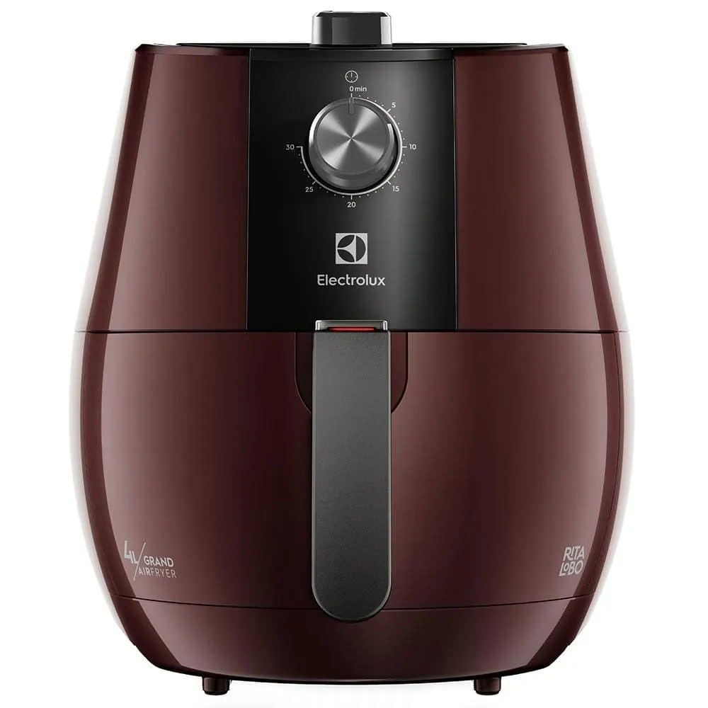 [outlet] Airfryer Electrolux Grand 4 Litros Vermelha Efficient Por Rita Lobo (eaf31) - 127 V