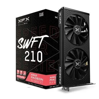 Placa De Vdeo Rx 6650xt Xfx Speedster Swft210 Amd Radeon, 8gb Gddr6, Hdmi 3xdp 2 Fan - Rx-665x8dfdy