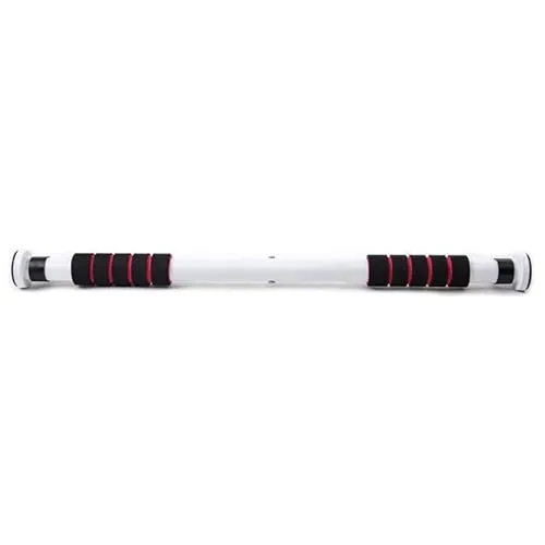 Barra De Porta Fixa Ajustvel Para Exerccios Flexo Branca Com Pegada Anatmica Wct Fitness
