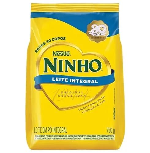 [rec] Ninho, Leite Po Integral, Pacote 750g