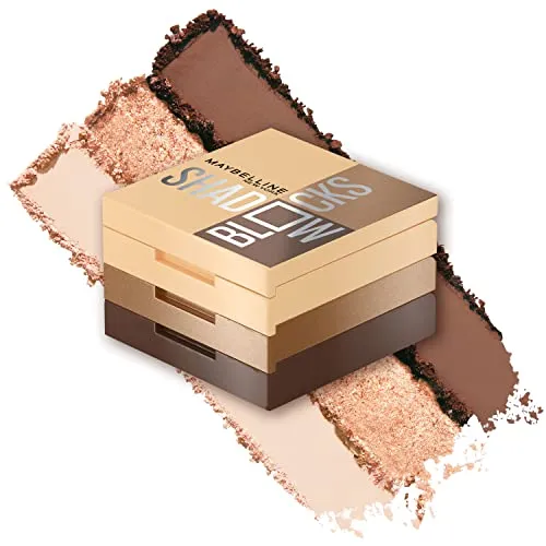 [taxas Inclusas] Maybelline Paleta De Sombras Para Olhos, Stacked Eye Shadow Trio, 3 Count, 0.08 Oz