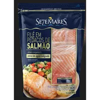 Fil Em Pedaos De Salmo Se7e Mares 500g