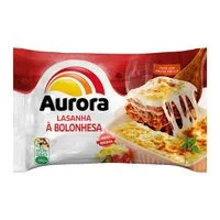 [regional] Lasanha Com Molho  Bolonhesa Com Cobertura De Molho Branco E Queijo Aurora 600g