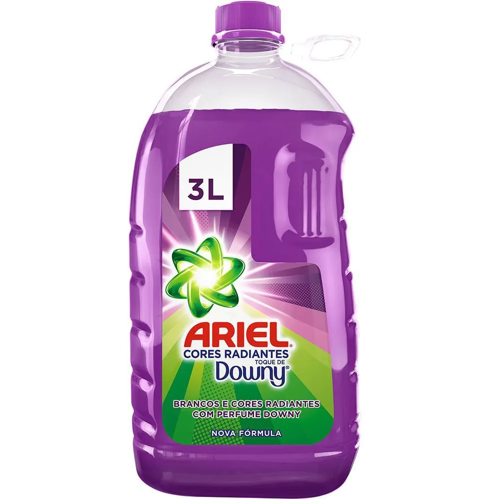 Sabo Lquido Ariel Cores Radiantes Toque De Downy 3l