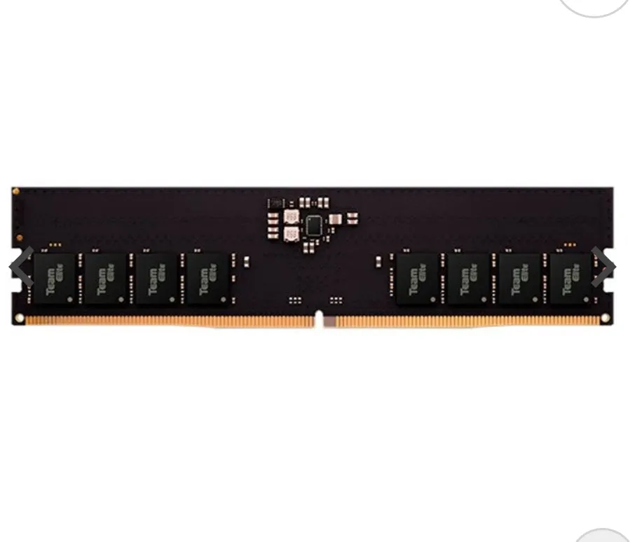Memoria Team Group Elite, 8gb (1x8gb), Ddr5, 5200mhz, Cl42, Preta, Ted58g5200c42016