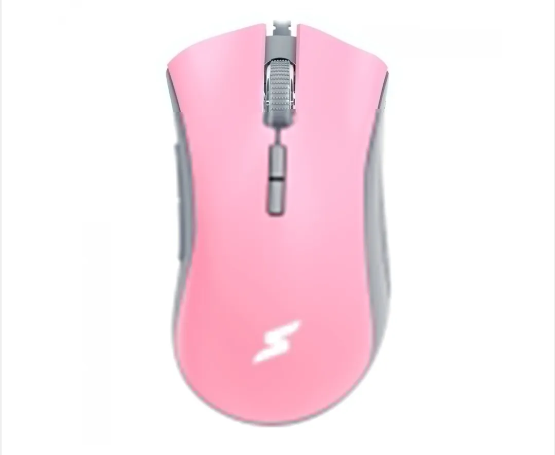 Mouse Gamer Superframe Magnus, Rgb, Sensor Paw 3333, 19000 Dpi, 7 Botes, Pink