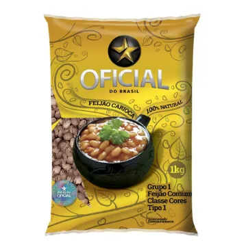 [leve 5 Pague R$ 3,45 Cada] Feijo Carioca Tipo 1 Oficial 1kg