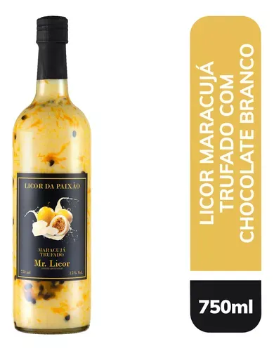 Licor Da Paixo Maracuj Trufado Com Chocolate Branco 750ml