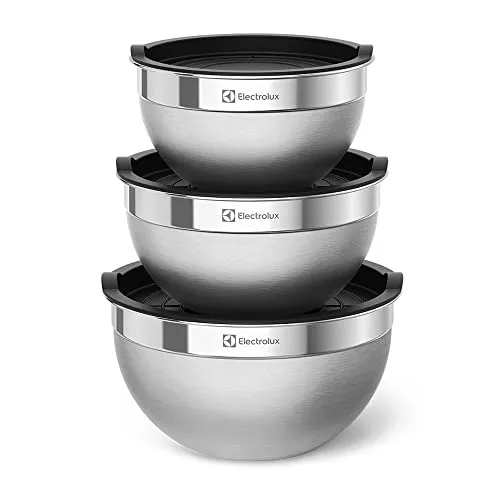 Conjunto De Bowls Tigelas De Inox Com Tampa Plstica Electrolux
