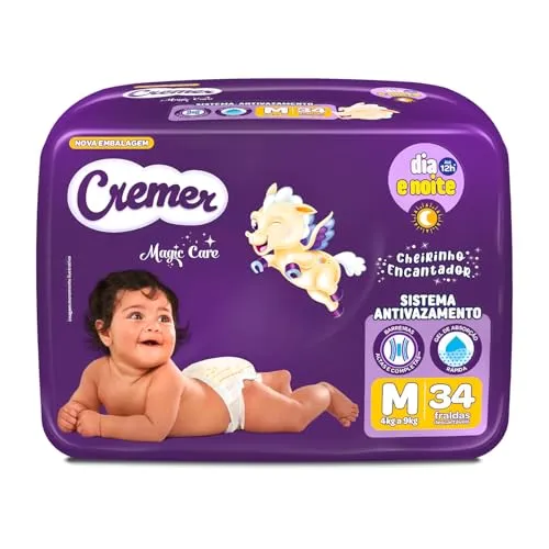 Fralda Cremer Econmica M 34 Unidades
