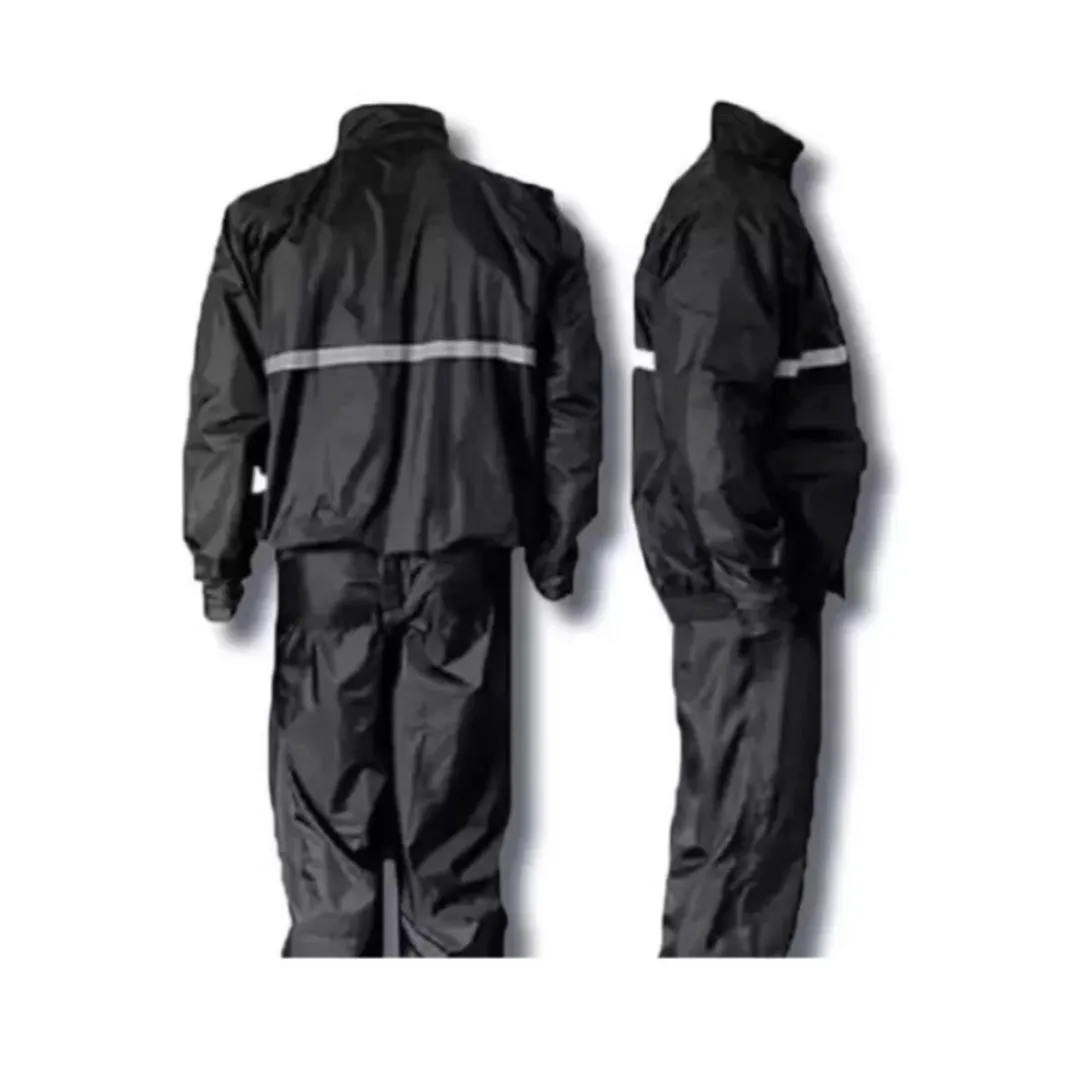 Conjunto Capa De Chuva Roupa Para Motoqueiros Ciclistas Impermevel Cala Jaqueta C/ Capuz