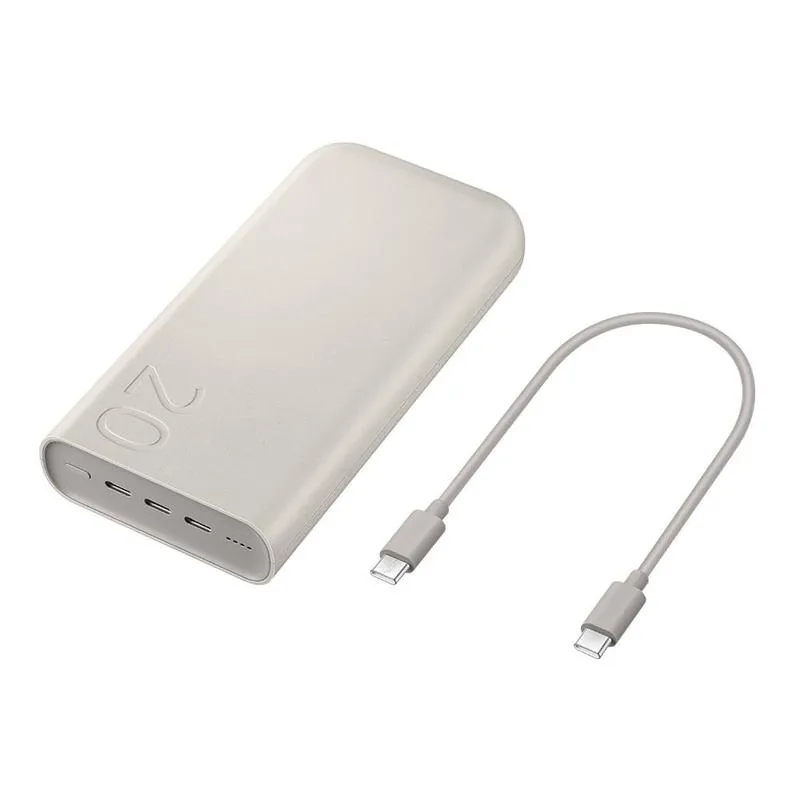 Bateria Carregador Porttil Samsung 3x Usb-c 20000mah Super Rapida 45w