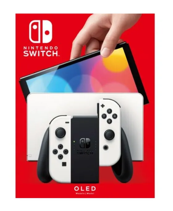 Console Nintendo Switch Oled 64gb Tela 7" Com Joy-con Branco
