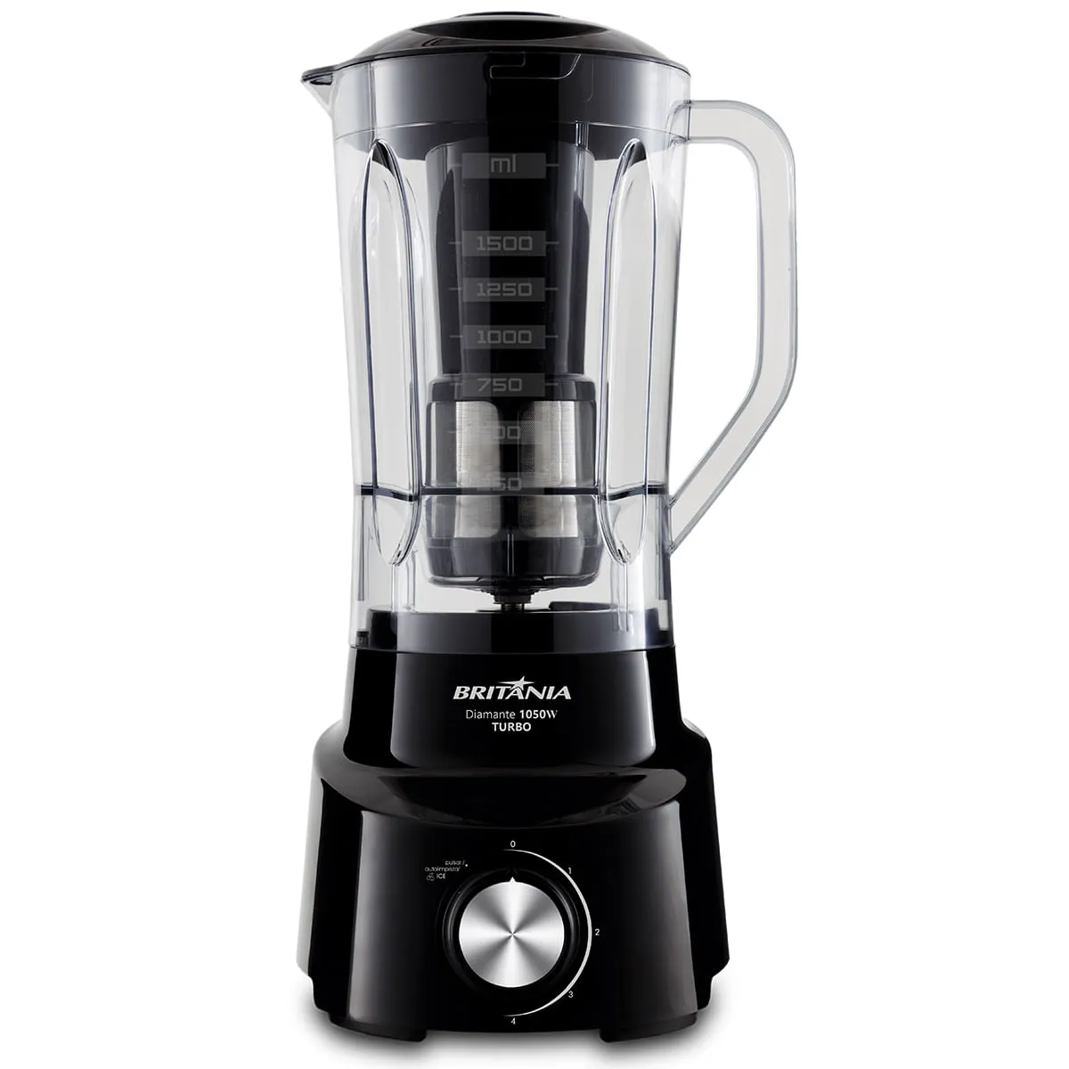 Liquidificador Britnia Diamante Preto 1050w - Outlet