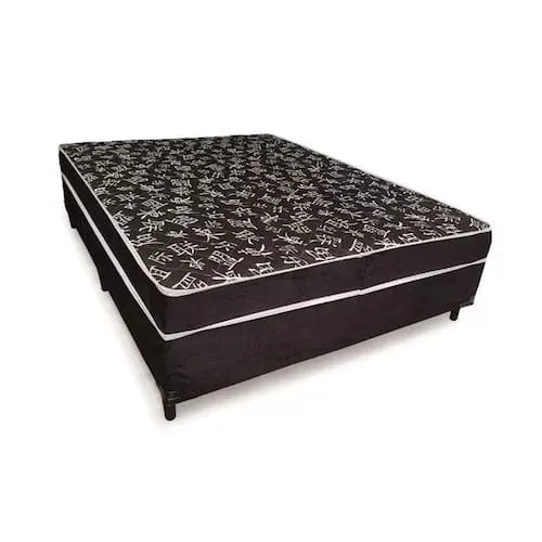 Cama Box Conjugado Casal Ortopdica Uni Dream - Santo Box - Preto