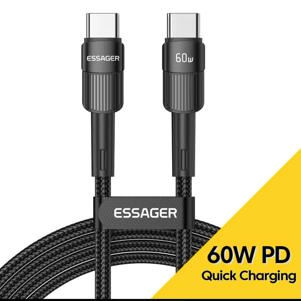 [taxa Inclusa]cabo Essager-tipo C Pd Cabo De Carregamento Rpido, Fio Carregador, 60w