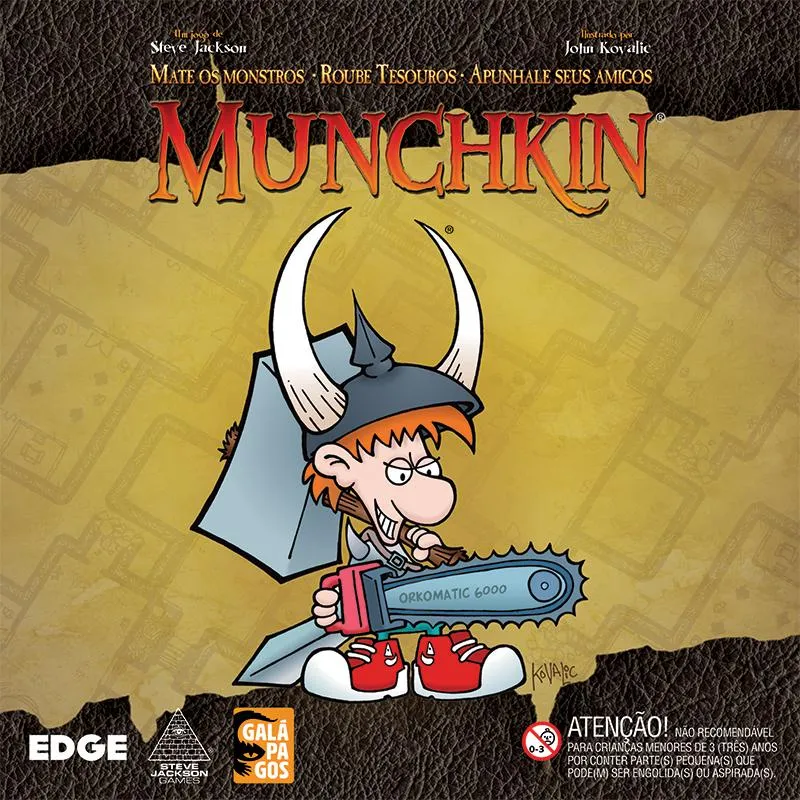 Jogo De Cartas - Munchkin - 3 A 5 Jogadores - Galpagos
