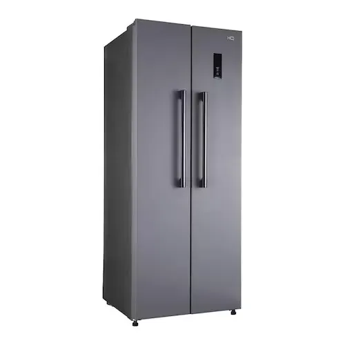 Geladeira Refrigerador Hq Frost Free Side By Side 460 Litros Cinza Hq-460sbsff - 110v