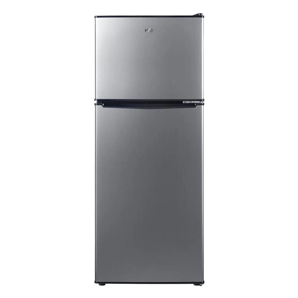 Geladeira Refrigerador Compacto Hq Defrost 140 Litros Preto Inox Hq-140rdf