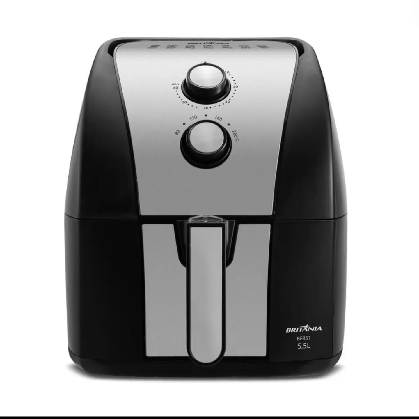 Air Fryer Britnia 5,5l Antiaderente Gold 1500w Bfr51