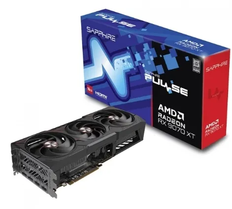 Placa De Vdeo Sapphire Pulse Amd Radeon Rx 9070 Xt Gaming, 16gb, Gddr6, Fsr, Ray Tracing