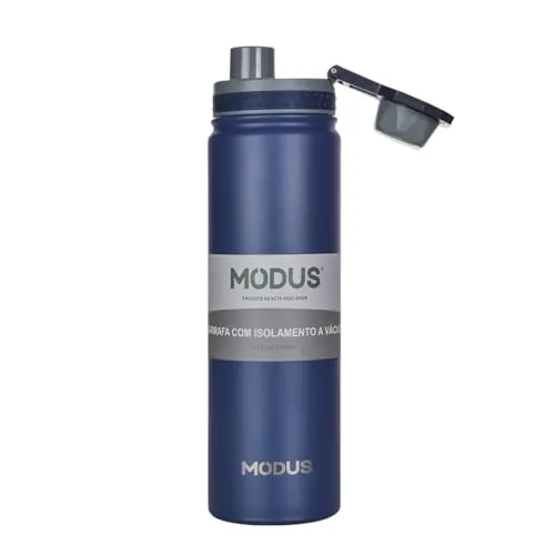 Brastoy Garrafa Trmica De 304 Ao Inoxidvel 750ml Com Bico  Prova De Vazamentos E Tampa Ala (azul Escuro)(ms503-506)