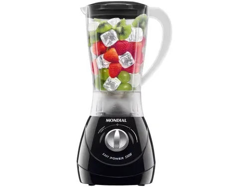 [magalu] Liquidificador Mondial Easy Power L-550-w Preto 2 Velocidades 550w - 220v