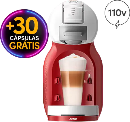 Mini Me Vermelha E Branca 110v