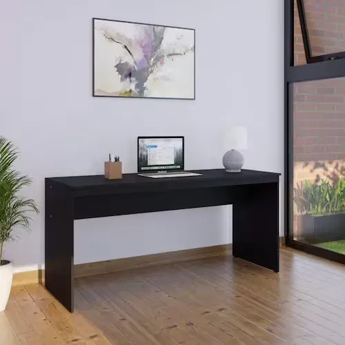 Mesa De Escritrio Diretor Preta 160 Cm - Preto