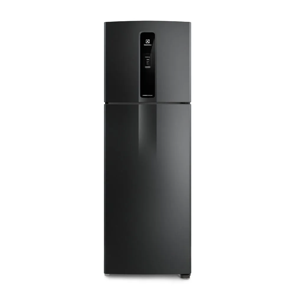 Geladeira Electrolux Frost Free Inverter 390l Efficient Autosense Duplex Black Inox Look (if43b) - 127v Ou 227v