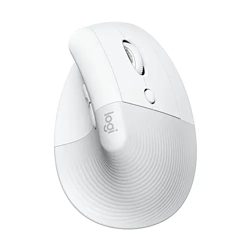 Mouse Sem Fio Logitech Lift Vertical Com Design Ergonmico Para Reduo De Tenso Muscular, Cliques Silenciosos, Conexo Bluetooth Ou Usb Logi Bolt