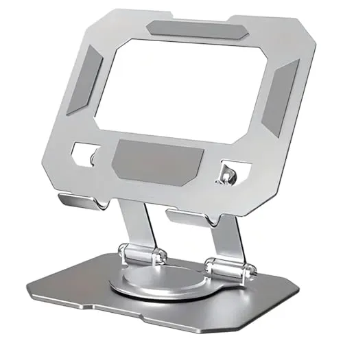 Suporte Para Tablet Em Ao Carbono Dobrvel Articulado Base Rotativa 360