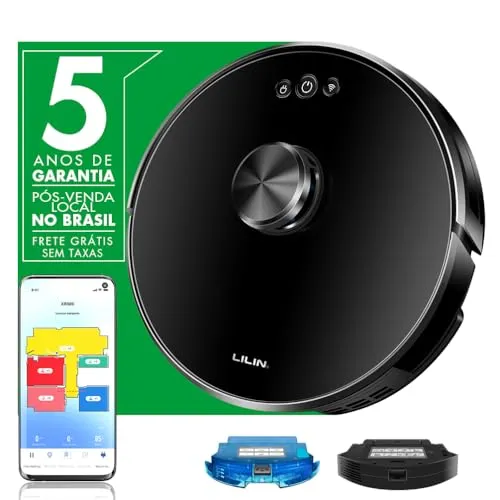 Aspirador De P Robo Inteligente Lilin Xr500 Com Navegao Lidar, 110/220v Bivolt